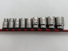 Matco Tools 1/2  DRIVE 9 PIECE SAE 6 POINT CH...