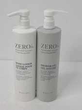 Gilchrist & Soames Zero % Body Lotion & Shower Gel Combo 15oz New