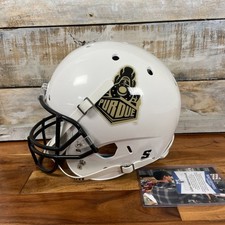 DREW BREES SIGNED AUTOGRAPHED PURDUE BOILERMAKERS FOOTBALL FS HELMET BECKETT COA