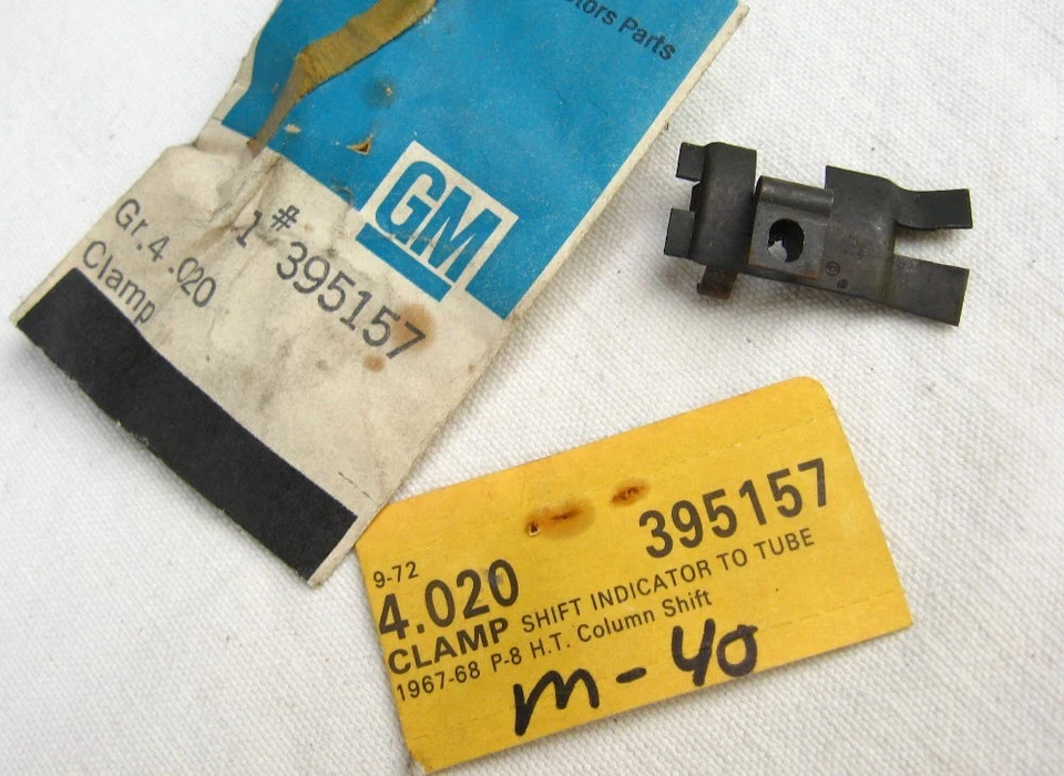 1967-1968 Pontiac Catalina Bonneville NOS GM зажим индикатора переключения передач 67 68 400 428 - Изображение 2 из 2