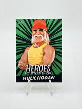 2023 Leaf Heroes of Wrestling Hulk Hogan WWE #B-4 Green Variation