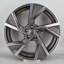 21" s3 new gunmetal pol alloy wheels audi a7/a8/s7/s8/q5/q7/q8/vw id4 + tyres