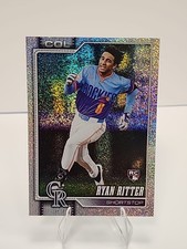 2026 Topps Series 1 #18 Ryan Ritter RC Sand Glitter Foil Colorado Rockies Rookie