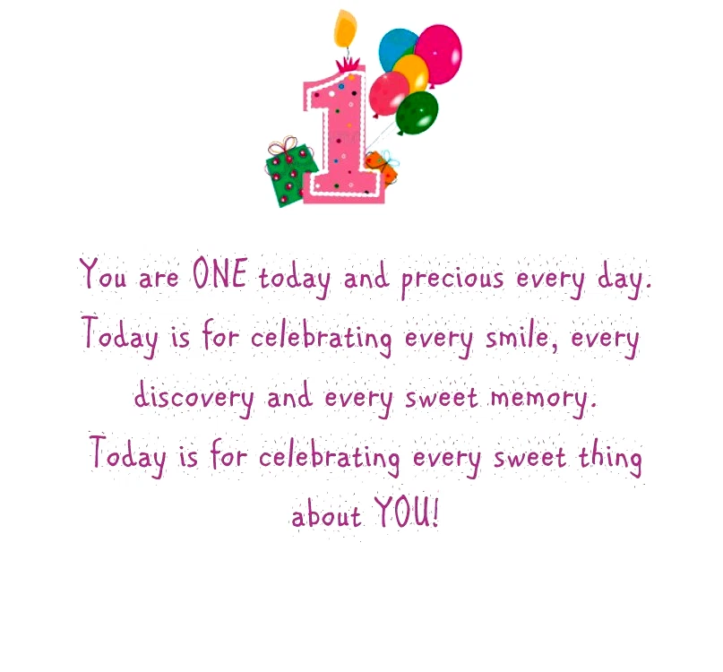 Tarjeta de cumpleaños personalizada para niña de 1, 2 o 3 años lindo verso de cupcake interior Foto 2 de 4