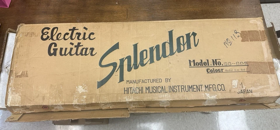 Splendor SG-609 1965 w/Amp in Original Boxes - Image 3 of 3