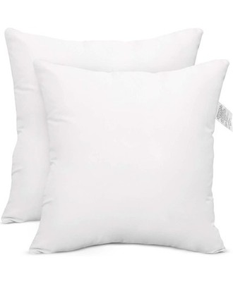 2 Kissenauflagen 24x24 Zoll Hohlfaser gefüllt Kisseneinlagen Polycotton