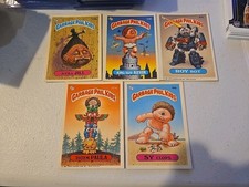 Garbage Pail Kids 1985-86 Lot Still Jill,KingSized Kevin,Roy Bot,Totem Paula,Sy 
