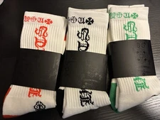 Chrome Hearts Socks Green Dagger Set 3pair