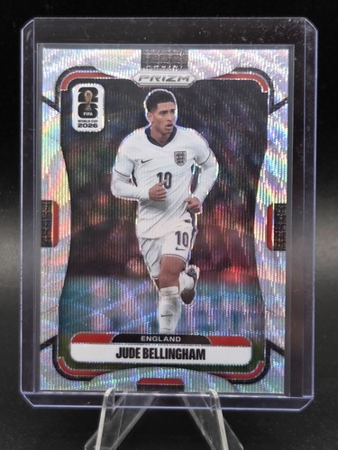 2026 Panini Prizm World Cup Jude Bellingham Silver Wave #114 England