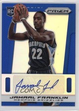 2013-14 Panini Prizm Auto Wal-Mart Blue Prizm 3/99 Jamaal Franklin #19 Auto 0v1