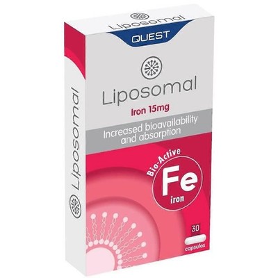 Quest Liposomales Eisen 15mg - 30 Kapseln