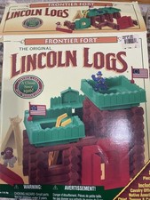 The Frontier Fort The Original Lincoln Logs 106 Pcs Instructions Incomplete