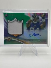 Cordarrelle Patterson #ARP-CP Green /99 (AU, MEM, RC) - 2013 Topps Platinum