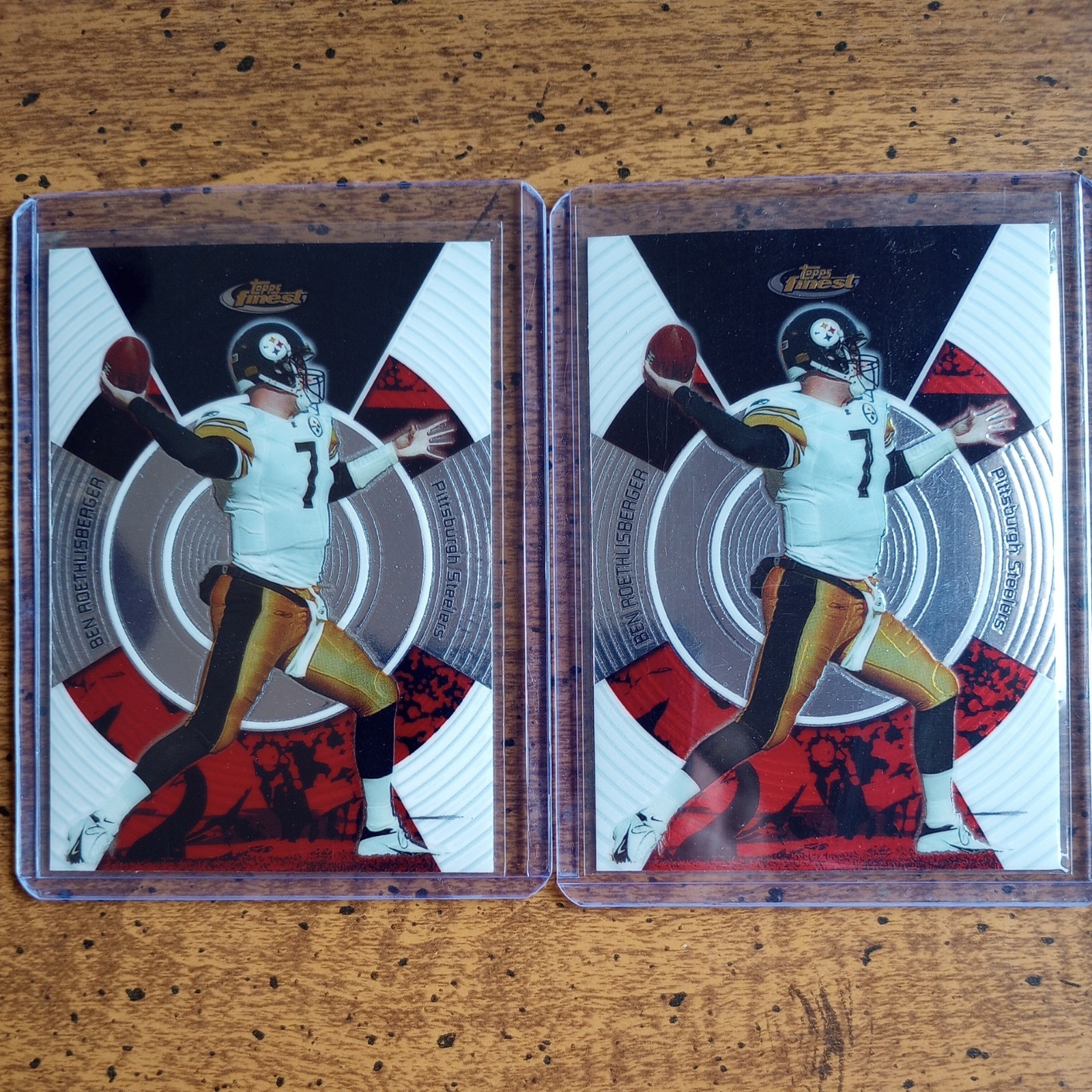 2-2005 Topps Finest Football #108 Ben Roethlisberger Pittsburgh Steelers