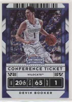 2020 Contenders Draft Picks Variation Conference Ticket 64/99 Devin Booker 4l3