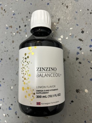 Zinzino - Balance Oil+ Lemon - 300 ml Exp 12/2026 New/Sealed 