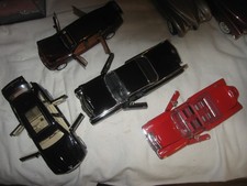 4 1:24 CAR LOT XLG ROLLS, MOTOR MAX IMPALA, JADA DEVILLE, CHE ZHI ROLLS