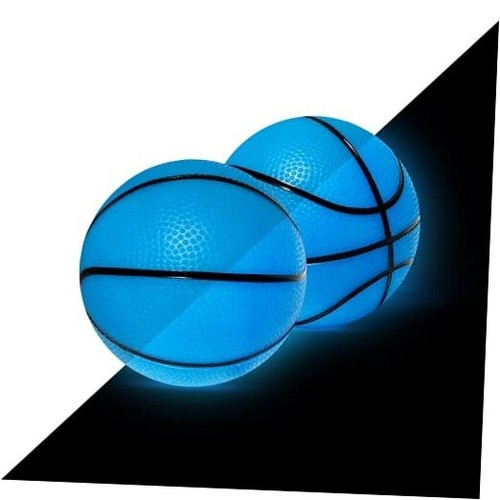 5 Inch Glow in The Dark Mini Basketball | Glow in The Dark Basketball for Blue