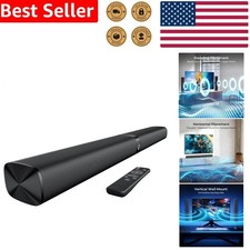 Powerful 80W Detachable Sound Bar for TV PC Gaming Bluetooth ARC Optical AUX
