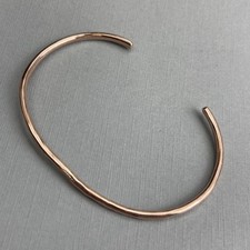 Copper Cuff, Thin, Simple, Minimal, Handmade In USA