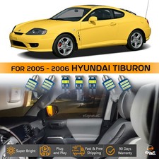 10 X Ultra White Led Lights Interior Package Kit For 2005 - 2006 Hyundai Tiburon 10 X Ultra White Led Lights Interior Package Kit For 2005 - 2006 Hyundai Tiburon