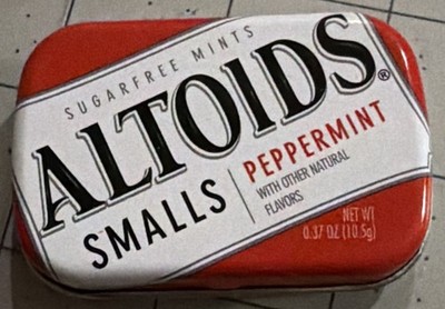 Altoids Smalls Peppermints Sugar Free Mints TIN ONLY (No Mints) Discontinued