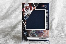 JAVON BAKER 2024 PHOENIX RPA ROOKIE SILHOUETTES PATCH RC AUTO 🔥/299 PATRIOTS