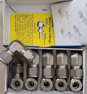 1PC Swgalok SS-10M0-9 10mm elbow sleeve joint