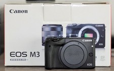 Canon EOS M3 24.2MP mirrorless camera with EF-M 18-55mm IS STM lens MANY EXTRAS