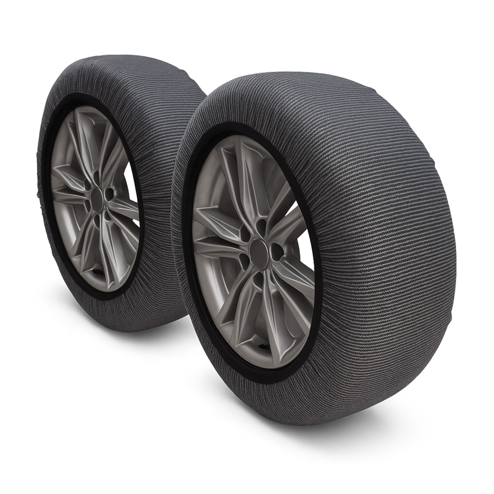 Xxl Calze da Neve per Auto Suv Camper Furgone Omologate En 16662-1 2020 + Guanti - Immagine 1