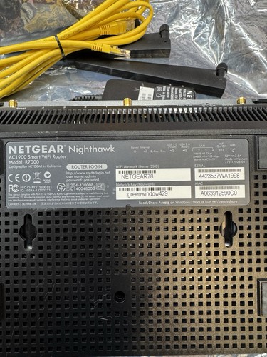 Netgear Nighthawk AC1900 Smart WiFi Router Model R7000 Gaming - Picture 6 of 8
