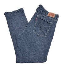 Levi's Classic Straight Denim Jeans Women  s Size 12 Blue Stretch Medium Wash