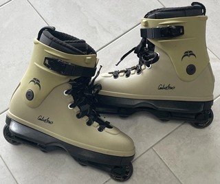 RARE RAZORS SHIFT KIRILL GALUSHKO AGGRESSIVE IN LINE PRO SKATES SZ 10.5
