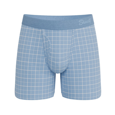 Shinesty Ball Hammock  Pouch Underwear - Spick & Span Window Pane Plaid