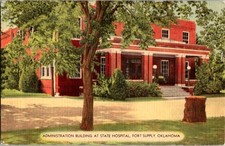 Fort Supply Oklahoma OK : HOSPITAL SCENE 2/23 BA4197