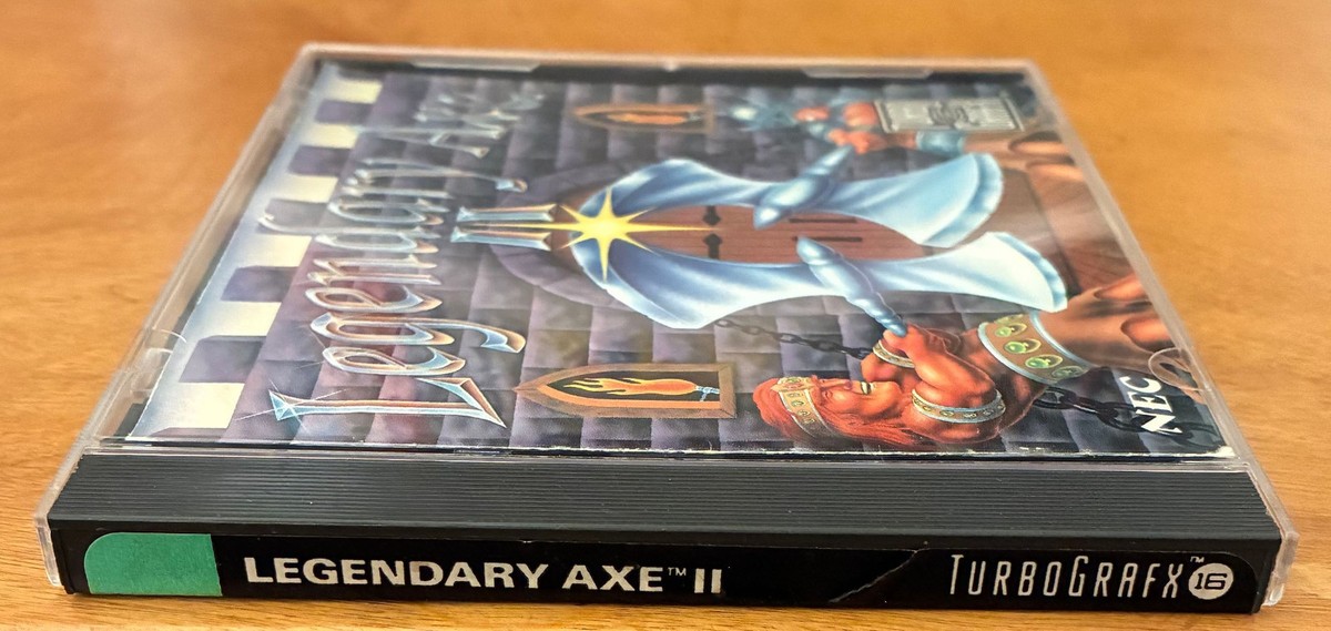 The Legendary Axe II 2 (TurboGrafx 16) Complete with Case and