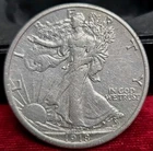 1918-S 50c. Walking Liberty Half Dollar Almost Uncirculated Details Cleaned