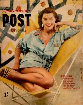 Australasian Post - February 10, 1955 - Liba Lippka, Liberace + Vola Vandere