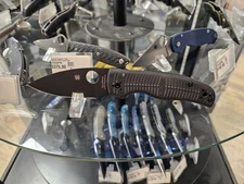 Spyderco C229GMCBKP Shaman SALT Folding Knife CPM-MagnaCut Black G10 USA NEW