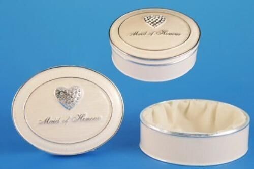 Maid of Honour Trinket Box Wedding Keepsake Gift   NEW