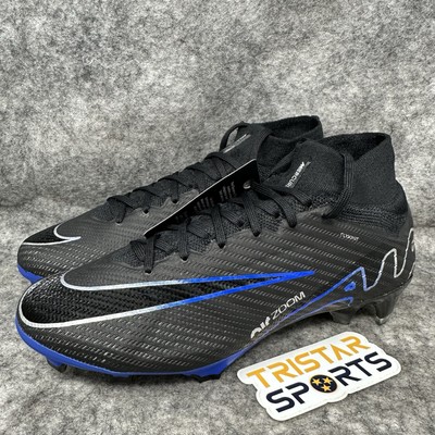Nike Mercurial Superfly 9 Elite FG Soccer Cleats Mens Size 5 Black Blue Bosnia