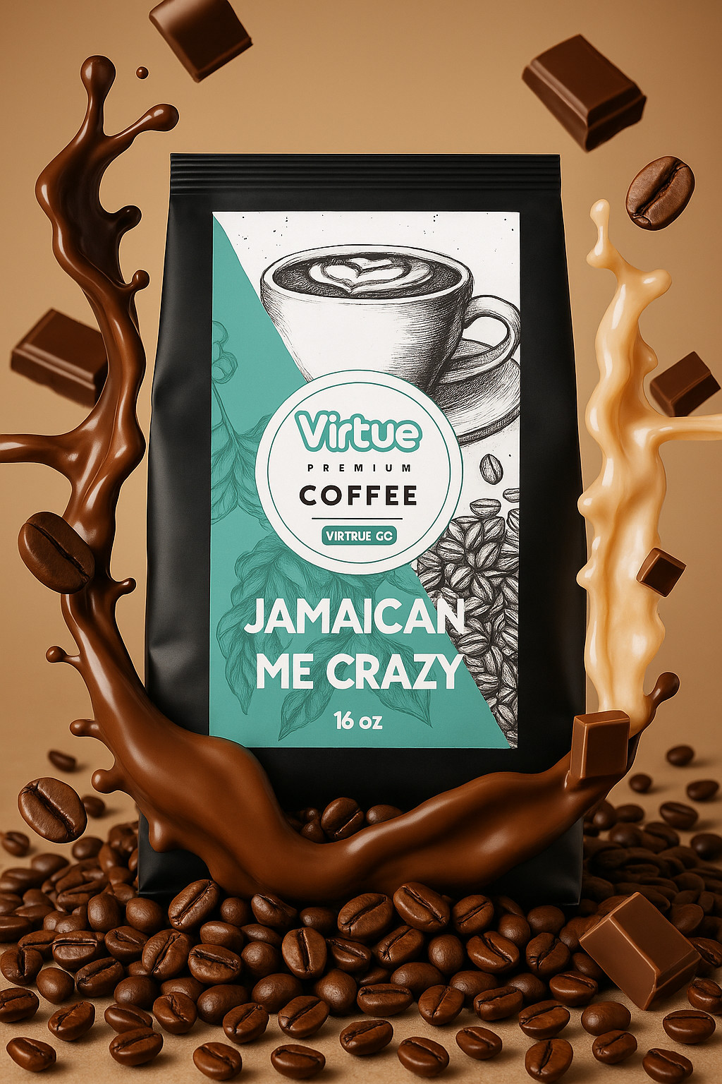 Jamaican Me Crazy Coffee 16oz - Chocolate & Kahlua - Ground 