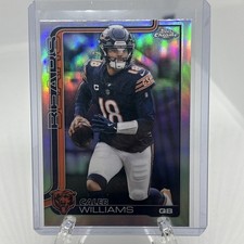 2025 Topps Chrome Football Caleb Williams Refractor #52 Chicago Bears NFL