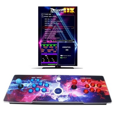 Pandora Saga DX 516 Vertical + 3000 Horizontal games,3 Side Cocktails Trackball