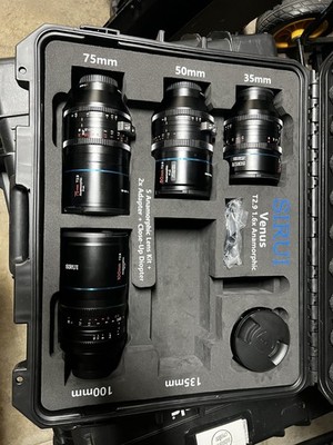 SIRUI Venus 1.6x Anamorphic E Mount 4 lens kit