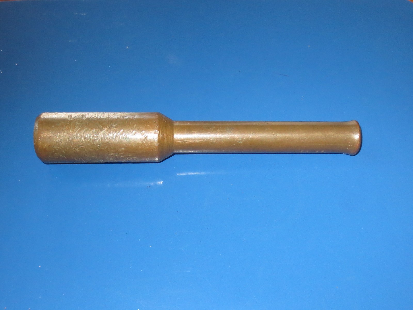 EARLY VINTAGE COPPER WHEEL KNOCKOFF HAMMER FOR AN EARLY FERRARI - RARE