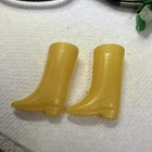 Vintage BARBIE Twiggy FRANCIE Dolls~ “ANTI-FREEZERS” #1464 ~ YELLOW Soft BOOTS