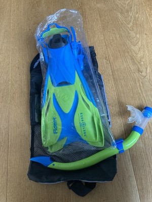 Aqua Lung - Flossen 27-32 / Schnorchel Flossen Grünblau