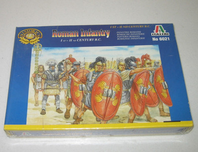 Italeri 1/72 20mm Roman Infantry  Ist-IInd Century BC 6021 35 unpainted figures