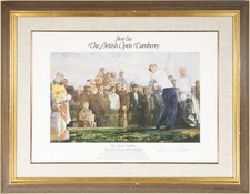 TOM WATSON - PRINTED ART SIGNED IN INK